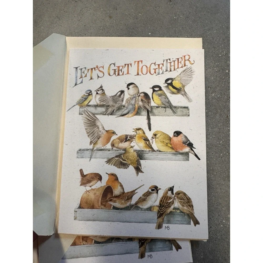 Vintage Party Invitation Card Lot Gangster Birds Humor Playing‎ Cards
